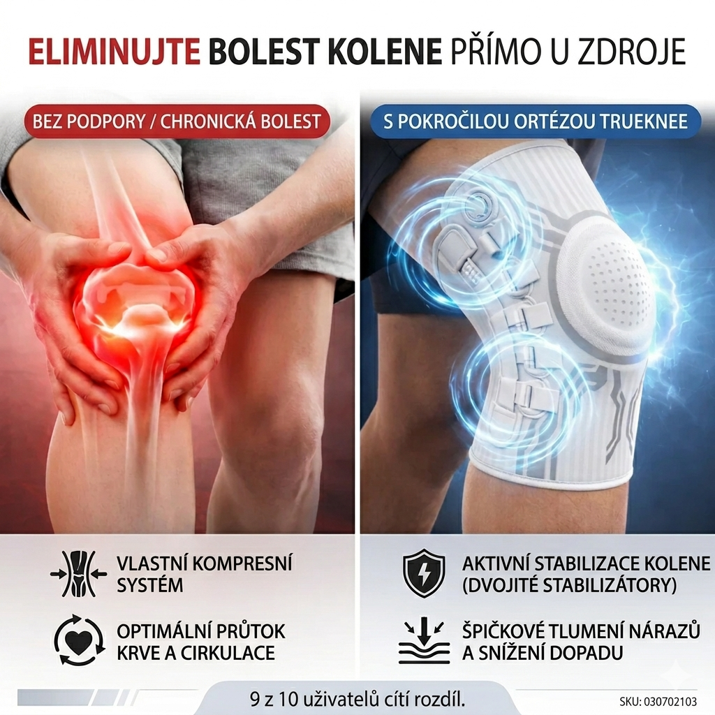 TitanKnee™ Pro – Bionická ortéza pro úlevu od bolesti