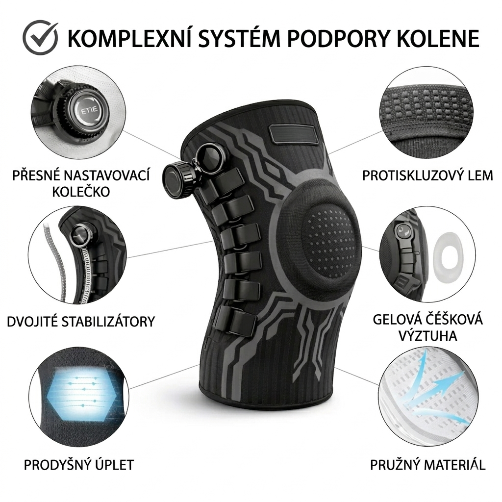 TitanKnee™ Pro – Bionická ortéza pro úlevu od bolesti
